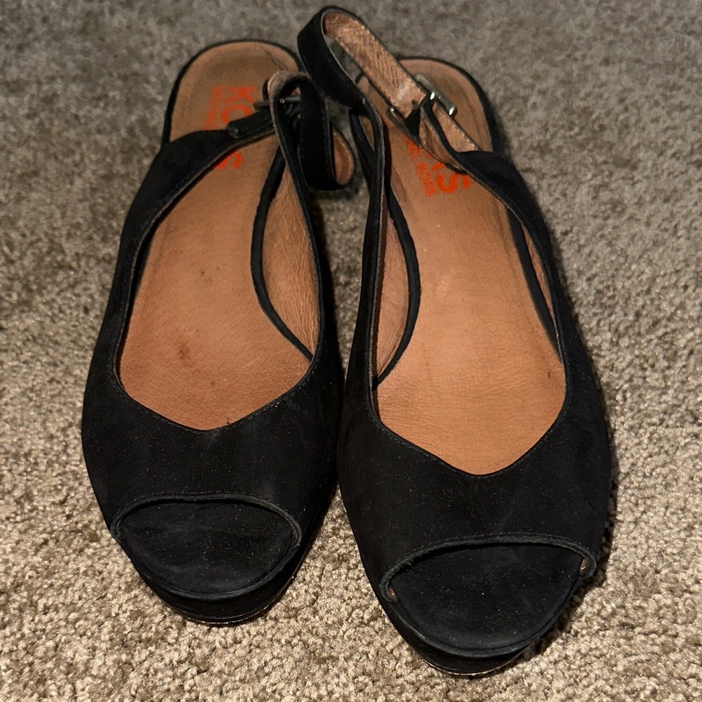 Michael Kors Black Slingback Sandals